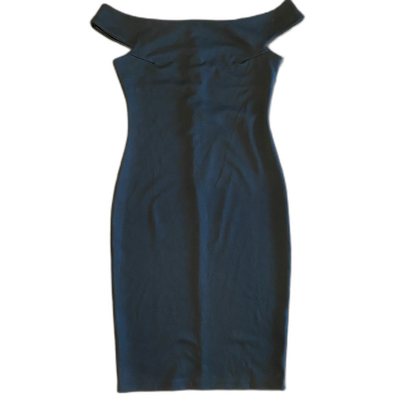 Lulu’s Black Off-the-Shoulder Dress Women’s Medium - Picture 1 of 8